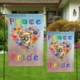 thumbnail image 4 of Peace Love Pride Chihuahua with Rainbow Sunglasses LGBT LGBTQ+ Garden Flag 12x18in Double Sided Dog Lover Gifts Idea Outdoor Decor - 01004, 4 of 5