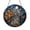 Acrylic 3.5 Inch, variant on Old Town Stained Glass Style Suncatcher Window Hanging Decor, Round City Streets and Lamp Posts Glass Window Panel Art, Decorative Nighttime Urban Scene Window Ornament for Home Decor