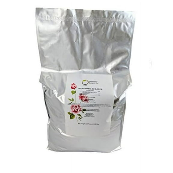 Greenway Biotech Alfalfa Meal Fertilizer 2.50-0-2.50 15 Pounds
