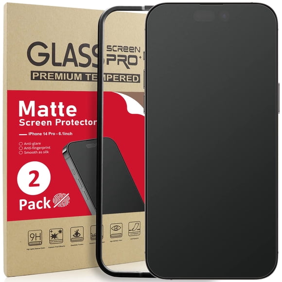Protector de pantalla Ambison Matte Glass para iPhone 14 Pro de 6.1 pulgadas