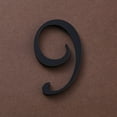thumbnail image 2 of BLUESON Black Door Numbers 0~9 70Mm Self-Adhesive Polished Solid House Flat Apartment, 9, 2 of 3
