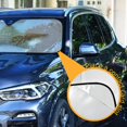 thumbnail image 5 of Iauyy Foldable Windshield Sun Shade for Cars, Interior Sun Protection for car UV Protection for Sedan/SUV/Truck, (S/M/L) A Cute Golden Glittery Star, 5 of 8