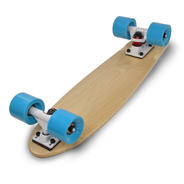Patineta Cruiser Estilo Penny Maple Musa MUSA Azul Blanco