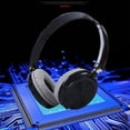 thumbnail image 3 of VONKY Computer USB Wired Headphone Portable Foldable Over Ear Headset Stereo Adjustable Earphone Desktop PC Accessory Black without Mic, 3 of 5