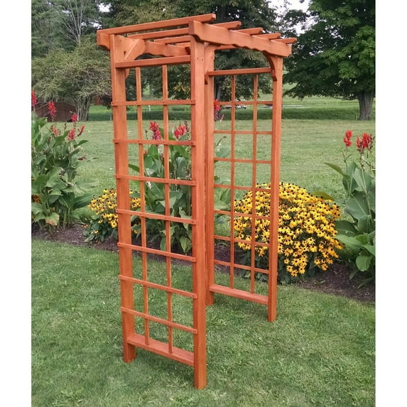 A & L Furniture Morgan 7 ft. Wood Arbor