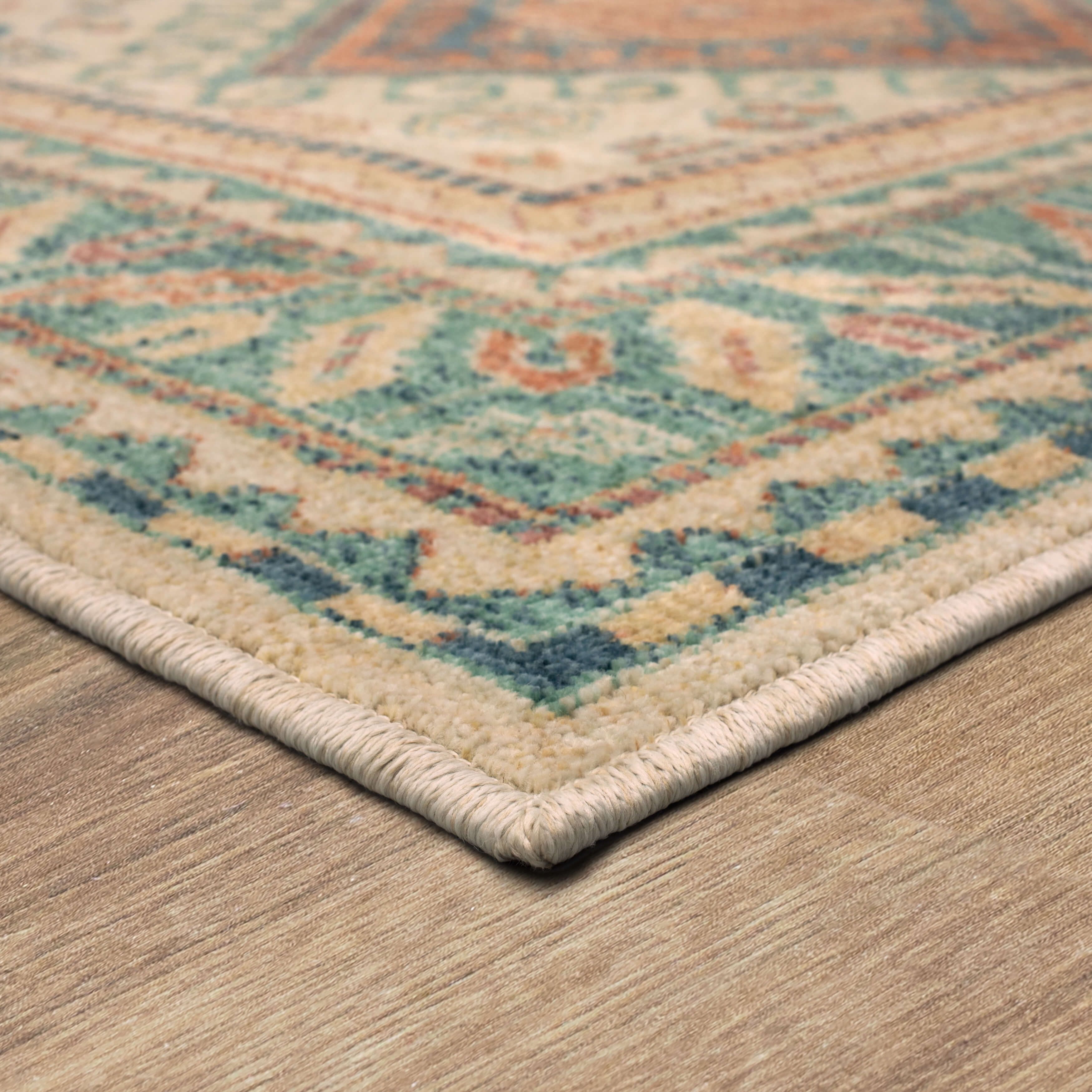 Mohawk Home Choteau Woven Polyester Indooor Area Rug, Tan, 5' x 8'