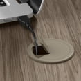thumbnail image 6 of Studio C 60W x 30D Office Desk in Modern Hickory - Engineered Wood, 6 of 7
