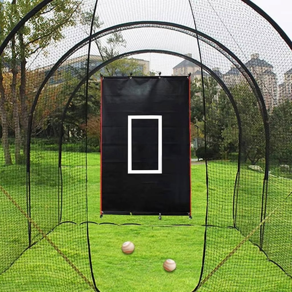 ZPAQI Batting Cage Baseball Backstop Wear-Resistant Baseball Pitching Targets