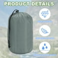 thumbnail image 3 of Uxcell Stuff Sack, 4x7"/5x10"/7x13" Waterproof Outdoor Storage Sack Portable Drawstring Bag for Camping, Grey/Red/Blue 3 Pcs, 3 of 7