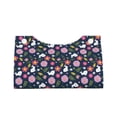 thumbnail image 4 of Lsque Floral Rabbit Printed Long Tissue Box Cover Holder, Facial Paper Organizer Dispenser,Triangle with Bottom Belt, PVC Leather Decorative Organizer, 4 of 9