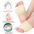 thumbnail image 2 of Jnismy Metatarsal Pad Covers, Foot Pain Relief Support Sleeves for Morton's Neuroma, 1 Pair, 2 of 6