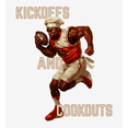 thumbnail image 2 of Kickoffs & Cookouts American Football Adult White Long Sleeve Hoodie-XL, 2 of 3