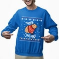 thumbnail image 2 of Christmas Sweatshirt, Merry Christmas Capybara in Sweater Sweatshirt, Cute Animal Holiday Sweatshirt, Adorable Capy Lover Gift for Men & Women, 2 of 5
