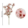 thumbnail image 3 of Cherry Blossom Flowers Artificial, Artificial Cherry Blossom Flower, Silk Peach Flowers Fake Plants Arrangement for DIY Garden Home Wedding Party Decor 6PC, 3 of 9