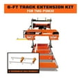 thumbnail image 2 of TMG-PSM30-6EX 6ft Track Extension Kit for Portable Sawmill - Heavy Duty Rails, Steel Crossers & Hardware - Increase Milling Length to 18ft - Versatile Sawmill Accessory, 2 of 2