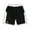 Black - blkwht, variant on Adidas Mens 2-Tone Athletic Workout Shorts, Black, Small