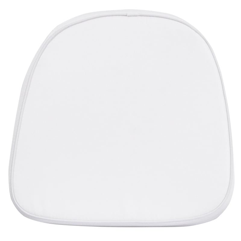 Indoor Kids Soft White Fabric Chiavari/Dining Chair Cushion - Walmart