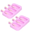 thumbnail image 5 of Molde de helado de silicona de 3 rejillas con tapa, molde en forma de conejo para cocina casera de verano, 2 uds., 5 of 5
