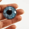 thumbnail image 3 of Mint Blue Mermaid Glass Eyes, 3 of 9