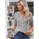 thumbnail image 5 of Camiseta Dokotoo Oversized para mujer de punto gofrado gris XXL, 5 of 6