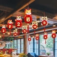 thumbnail image 3 of Dserhfy 4 Pcs Chinese New Year Hanging Lantern Decoration Red Lucky Paper Honeycomb Lantern for Spring Festival Celebration, 3 of 8