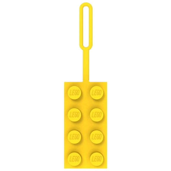 LEGO Silicone Bag Tag 2x4 - Yellow (53657)