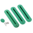 thumbnail image 1 of koolsoo 3 Pieces Surfboard Fin Box with Surfing Fin Screws and Fin Key Set Replacement, Green, 1 of 9