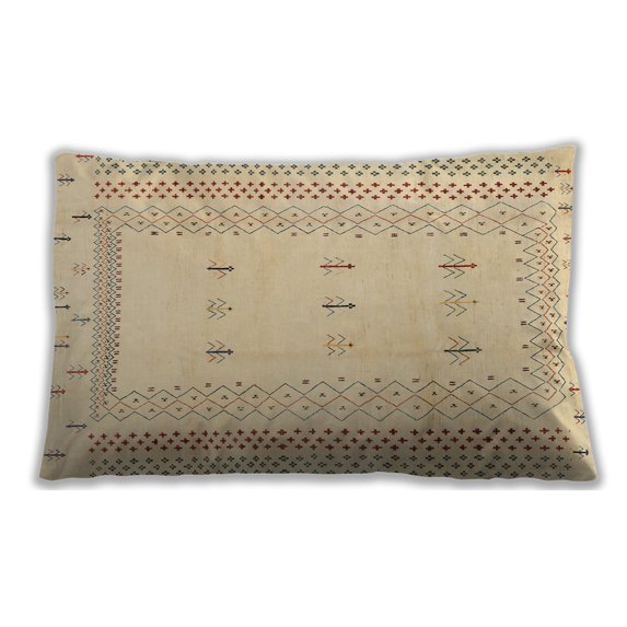 Ahgly Company Outdoor Rectangular Contemporary Lumbar Throw Pillow, 13 inch by 19 inch