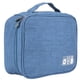 thumbnail image 2 of Bolsa de almacenamiento multifunción para accesorios electrónicos, cables, unidades USB, organizador, soporte de almacenamiento, azul, 2 of 14