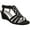 Black Micro, variant on Karen Scott Womens Denice Embellished Slingback Wedge Sandals