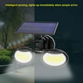 thumbnail image 4 of Double Head Spotlights Outdoor 56 LED Motion Sensor Solar Lights Security Flood Lights for Front Door Yard Garden Garage, 4 of 8