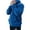 C268/Blue, variant on Rggeeun Mens Hoodies Pullover Man Autumn Hoodie Fuzzy Solid Color Letter Label Long Sleeve Pockets Hooded Sweatshirt Streetwear