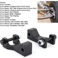 thumbnail image 3 of HUGFEGWE Front Lowering Kit, 3.5in Front Lowering Block Bracket Kit Accessory Metal Fit for Yamaha 350 660R 700 ATV CJB91-46235, 3 of 9