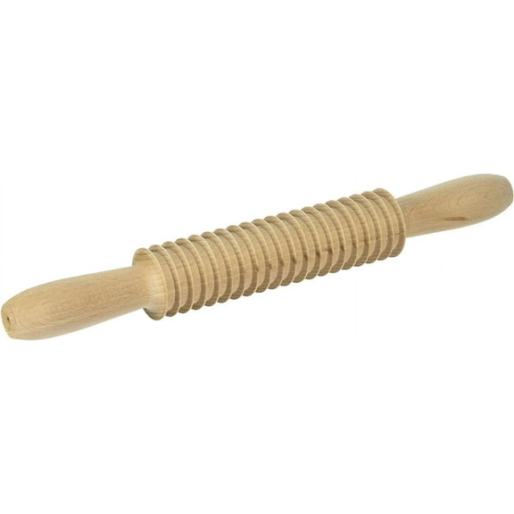 Eppicotispai Beechwood fettuccine Cutter Rolling Pin, Large