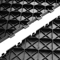 Heavy-Duty Interlocking Garage Tiles, 12x12 Inch, 25 Count - Slip-Resistant Flooring for Garages, Repair Shops, Basements - Black