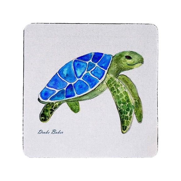 Betsy Drake CT1387 Drakes Sea Turtle Coaster - Set of 4