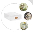 thumbnail image 4 of Storage Box with Drawers Jewelry Sundries Cases Desktop Storage Transparent Pet Material Easy Open and Close 1Pcs, 4 of 4