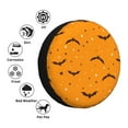 thumbnail image 6 of DouZhe Waterproof Spare Tire Cover, Halloween Cute Bats Stars Prints Adjustable Wheel Covers Fit for Jeep Trailer RV SUV Car, 15 inch, 6 of 7