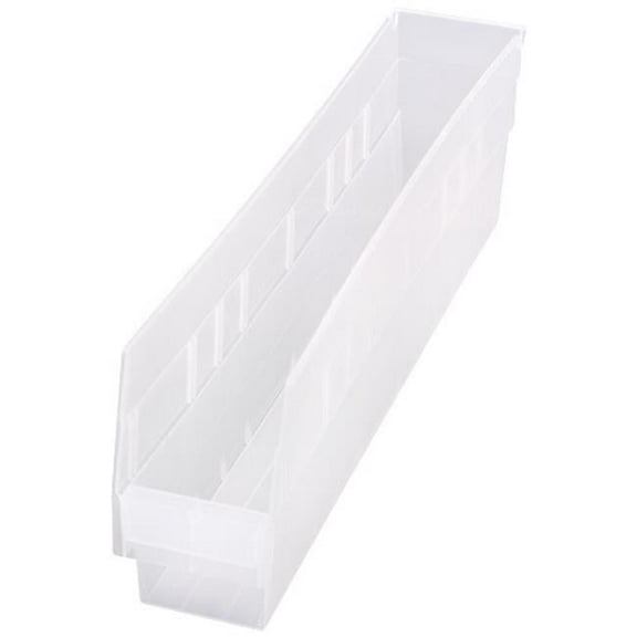 Quantum Storage Systems ShelfBin,23.625inL,4.375inW,Plastic QSB205CL