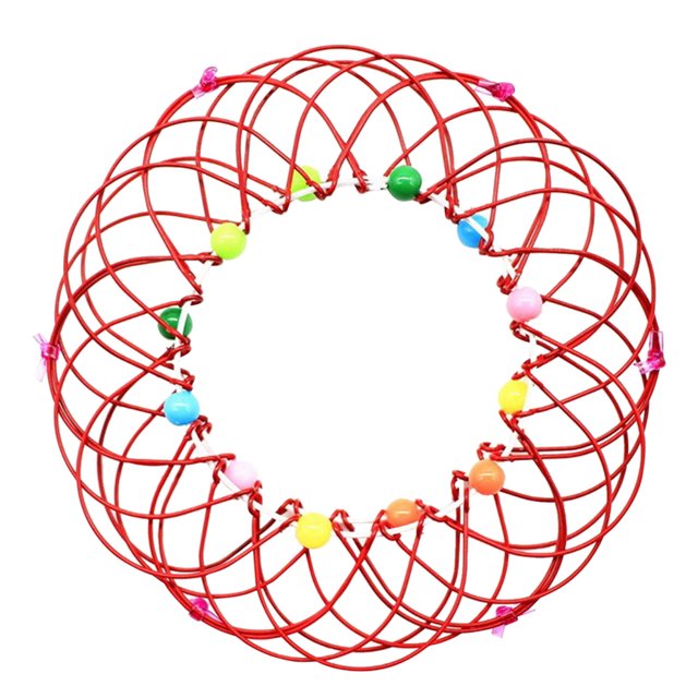 Decompression Toy Variety Flower Basket Thirty-Six Variable Mild Steel Changeable Magic Wire Hoop Children's Toy