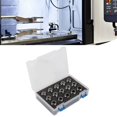 thumbnail image 4 of 15-Piece ER25 Spring Collet Set with Wrench – High-Speed Steel Construction for CNC Milling, Precision Clamping (1-15mm Inner Diameters), Includes Plastic Storage Case, SKER2515PC03 Model, 4 of 7