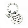 thumbnail image 5 of Fashionable Stainless Steel Keychain for Father and Daughter Gifts, 5 of 6