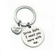 thumbnail image 4 of Llaveros para mujer, llavero de billetera, llavero de auto, lindo llavero de acero inoxidable de moda, regalo, conduce con cuidado, te necesito aquí conmigo, llavero de animal de 25 mm, 4 of 5