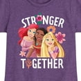 thumbnail image 3 of Disney Princess - Stronger Together Group - Toddler And Youth Girls Short Sleeve Graphic T-Shirt, 3 of 5