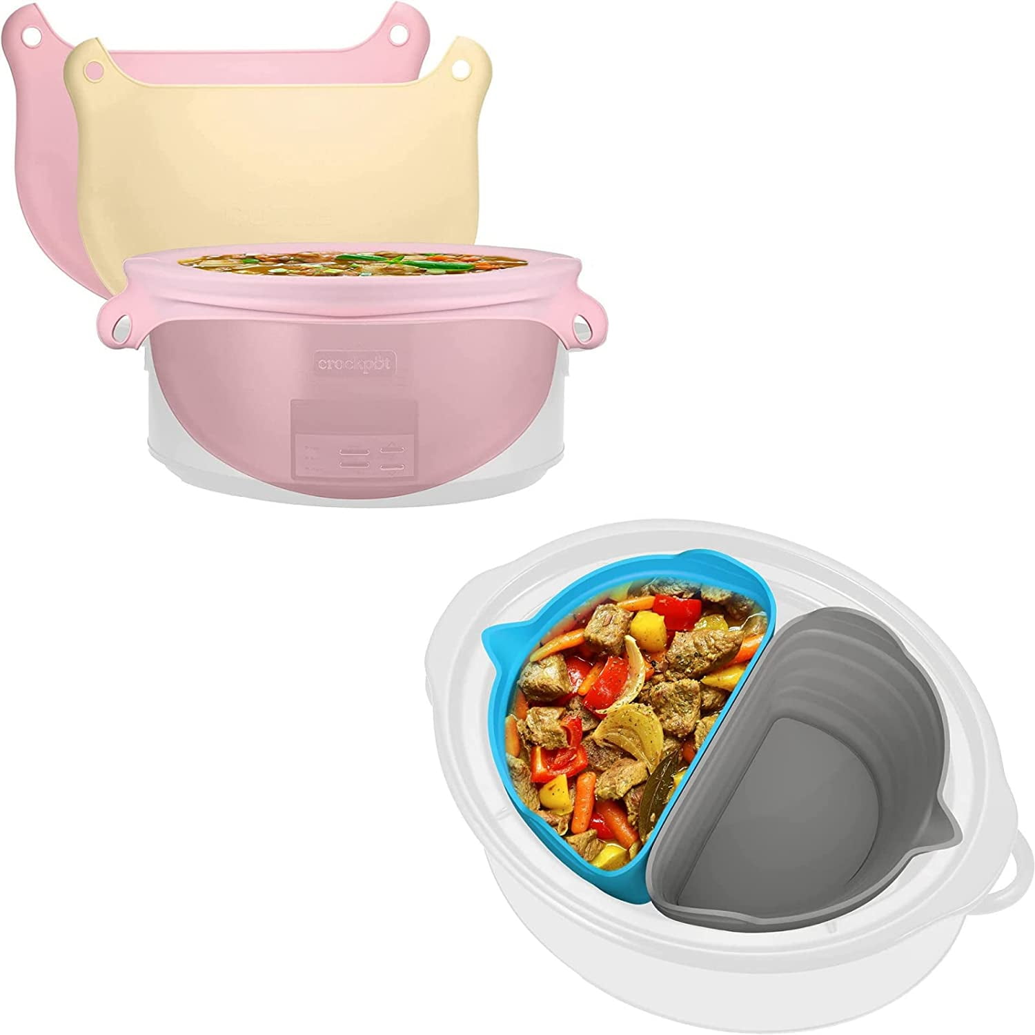 Lineware Slow Cooker Divider Liners for 6-8 QT Crockpot, Silicone Reusable  Compatible for Crock Pot Liners Divider Inserts,Dishwasher Safe, Oval  Shape,Leakproof & Easy Clean，BPA Free(Upgraded Thicker) - Coupon Codes,  Promo Codes, Daily