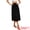 Black, variant on DARING DIVA Women's Summer Long Skirt Eyelet Beach Midi Skirt X-Small Black