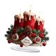 thumbnail image 5 of Letrero acrílico plano 2D, decoración navideña con vela roja y base, adorno navideño único para escritorio, estantería u oficina. Estilo A, 5 of 9