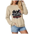 thumbnail image 6 of Leey-World Vintage 250 Years 1776-2026 250th Birthday 4th July T-Shirt 4th Of July Shirt(Beige,M), 6 of 9