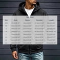 thumbnail image 3 of Zenithor Men's Hooded Windbreaker Jacket Zip Up Rain Coat Solid Long Sleeve Elastic Cuffs Pockets Spring Fall Outdoor Outerwear Black(XXS-3XL), 3 of 9
