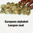thumbnail image 3 of justharion Letters Sealing Wax Seal Kit Retro Seal Stamp Set with Wood Handle and Copper Head, 3 of 8
